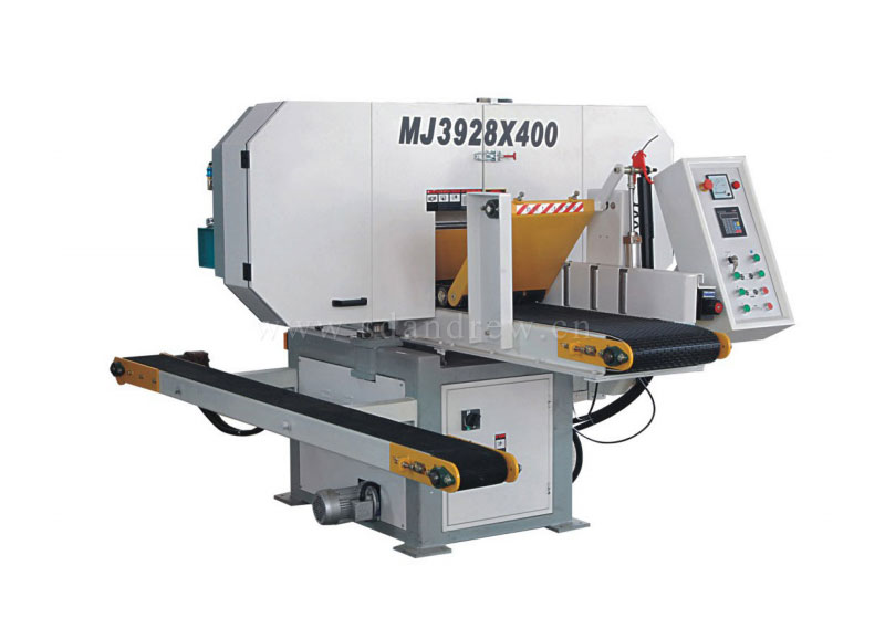 卧式带锯机上锯MJ3928×400